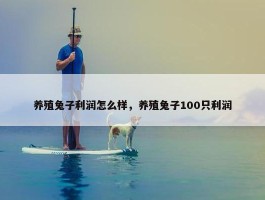 养殖兔子利润怎么样，养殖兔子100只利润