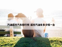 汽油遥控汽车排行榜 遥控汽油车多少钱一台