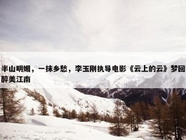 半山明媚，一抹乡愁，李玉刚执导电影《云上的云》梦回醉美江南